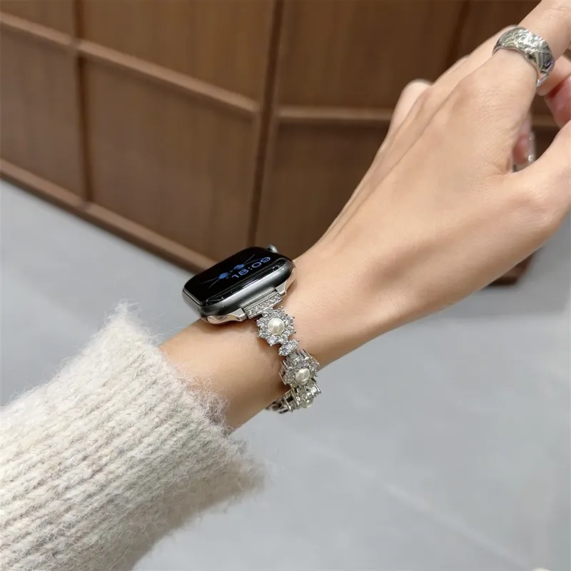 Antey Watch Bands Apple Compatibility 195mm Zircon Material Unisex-5