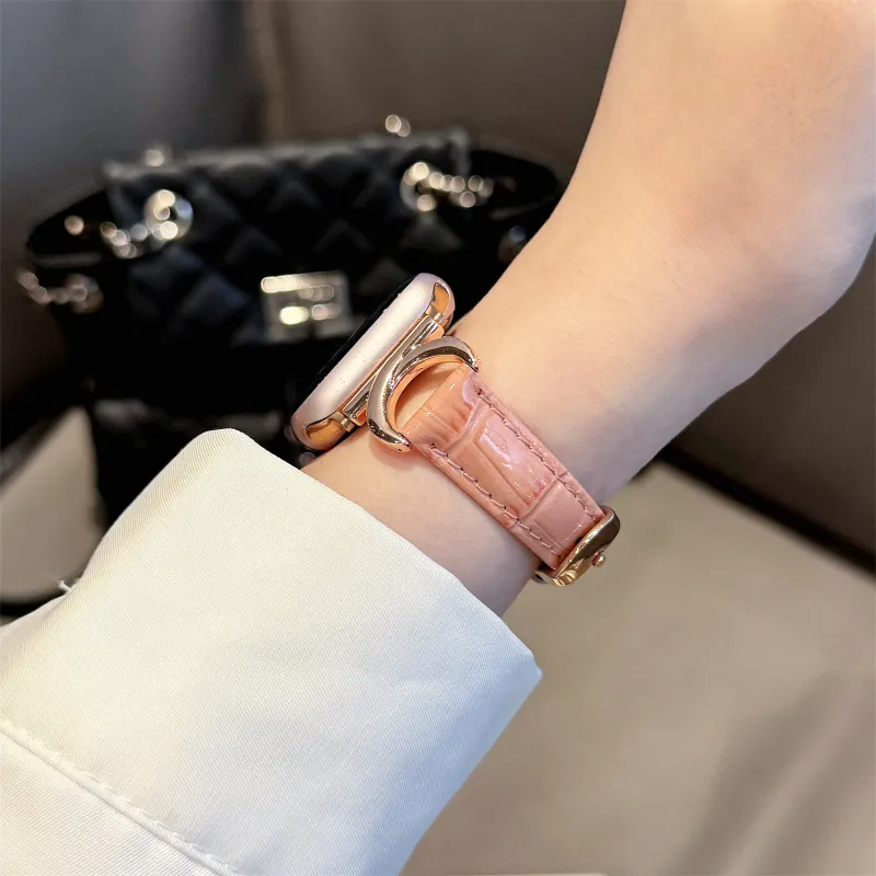Antey Watch Bands Apple Compatibility 175 220mm Cowhide Leather Material-8