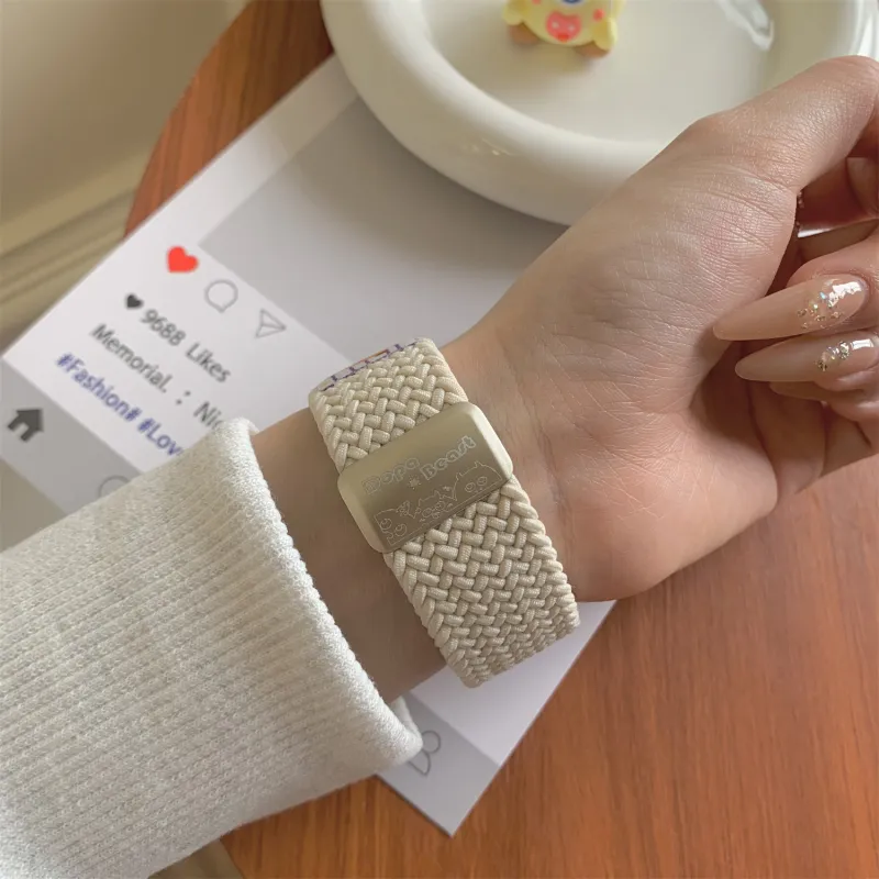 Antey Watch Band Apple Compatibility Nylon Material-1