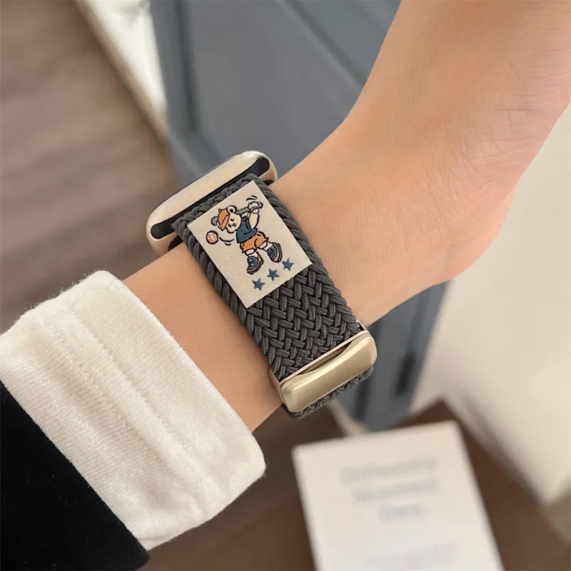 Antey Apple Compatibility Watch Band 175~220mm Nylon Material-4