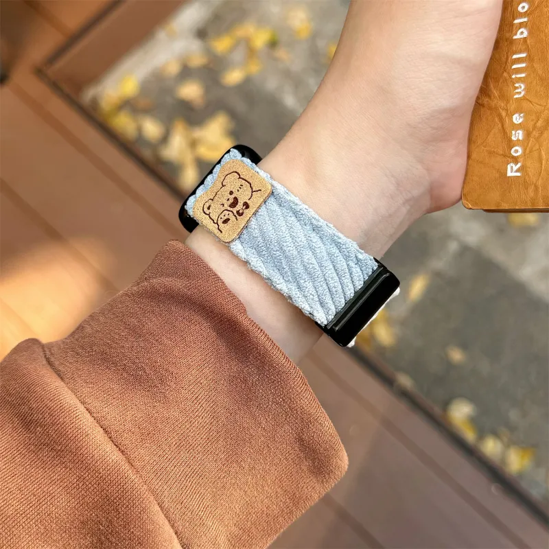 Antey Xiaomi Compatibility Watch Band 175 220mm Corduroy Material-10