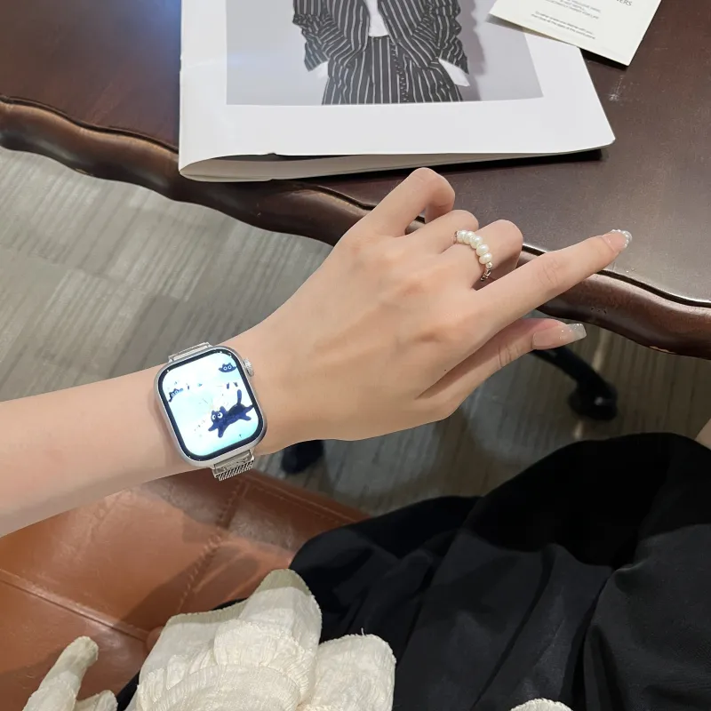 Antey Watch Bands Apple Compatibility 175 220mm Fabric Material-5