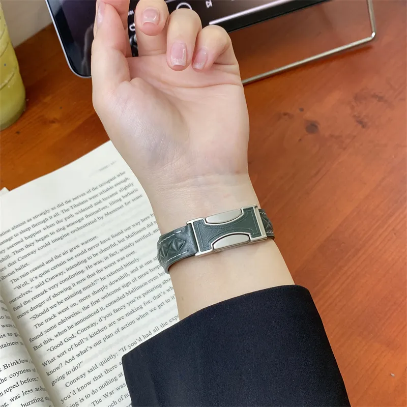 Antey Watch Band Apple Compatibility 175 220mm Genuine Leather Material-19