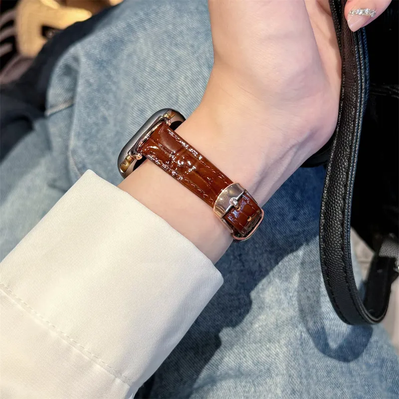 Antey Watch Bands Apple Compatibility 175 220mm Cowhide Leather Material-13