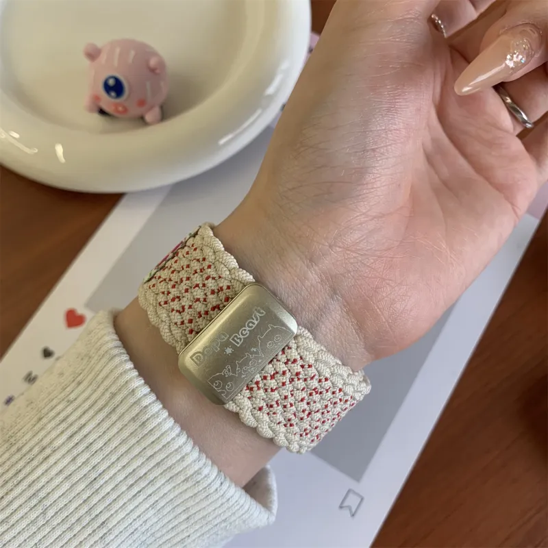 Antey Watch Band Apple Compatibility Nylon Material-5