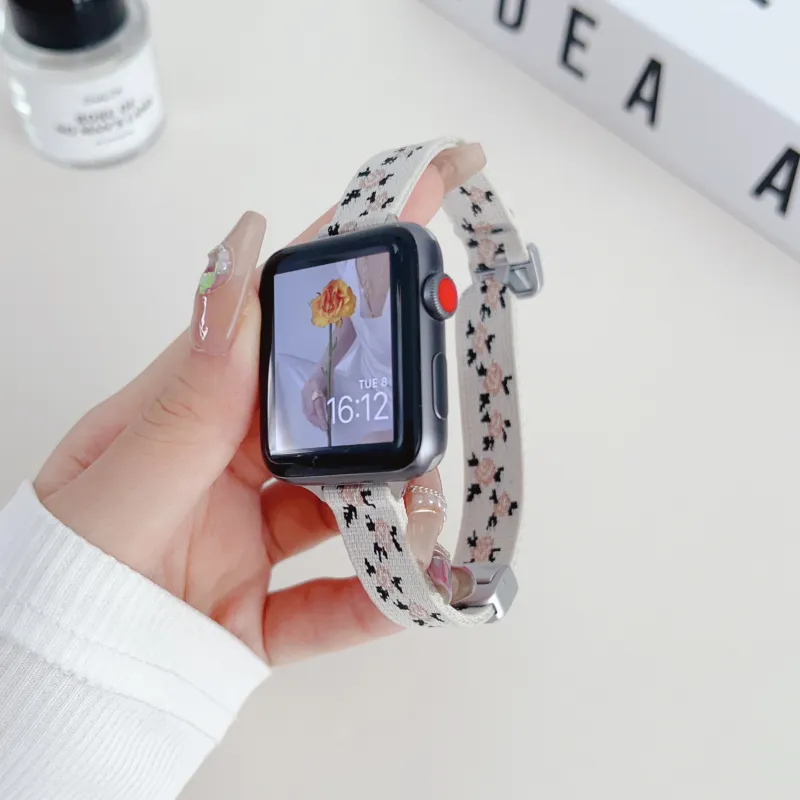 Antey Watch Bands Apple Compatibility 195mm Nylon Material Unisex-1