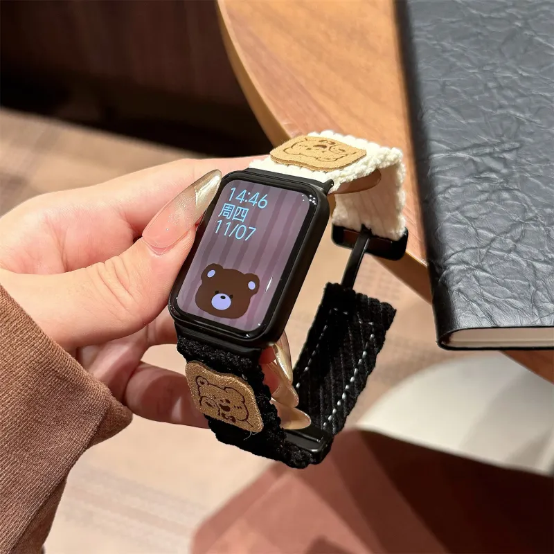 Antey Xiaomi Compatibility Watch Band 175 220mm Corduroy Material-8