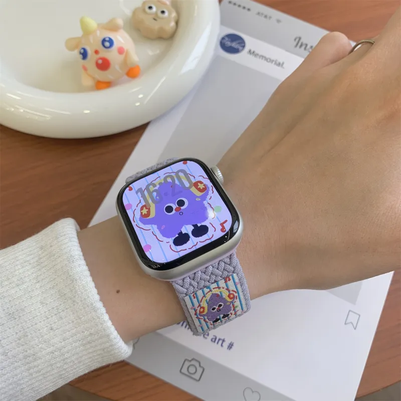Antey Watch Band Apple Compatibility Nylon Material-22