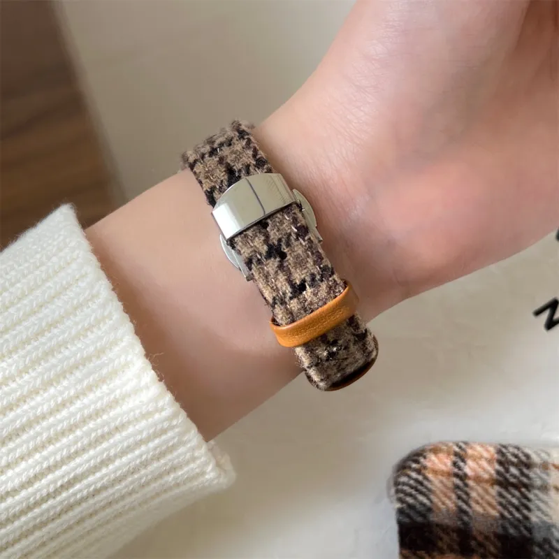 Antey Apple Compatibility Watch Band Fabric Material-13
