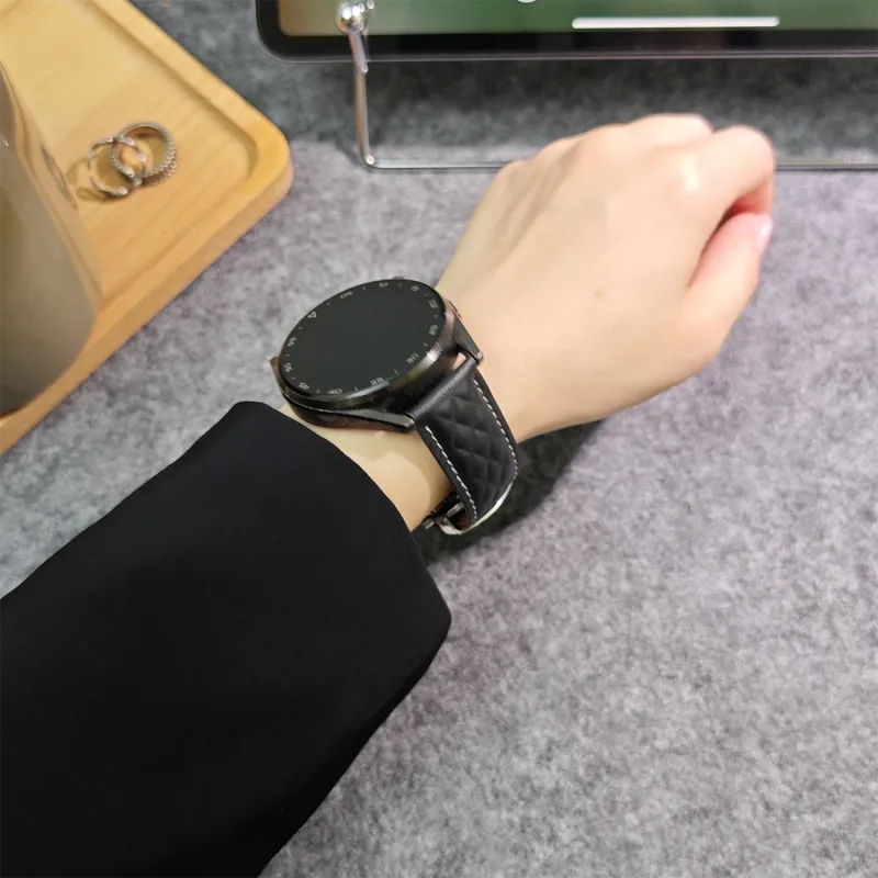 Antey Watch Band Samsung Compatibility 175 220mm Genuine Leather Material-7