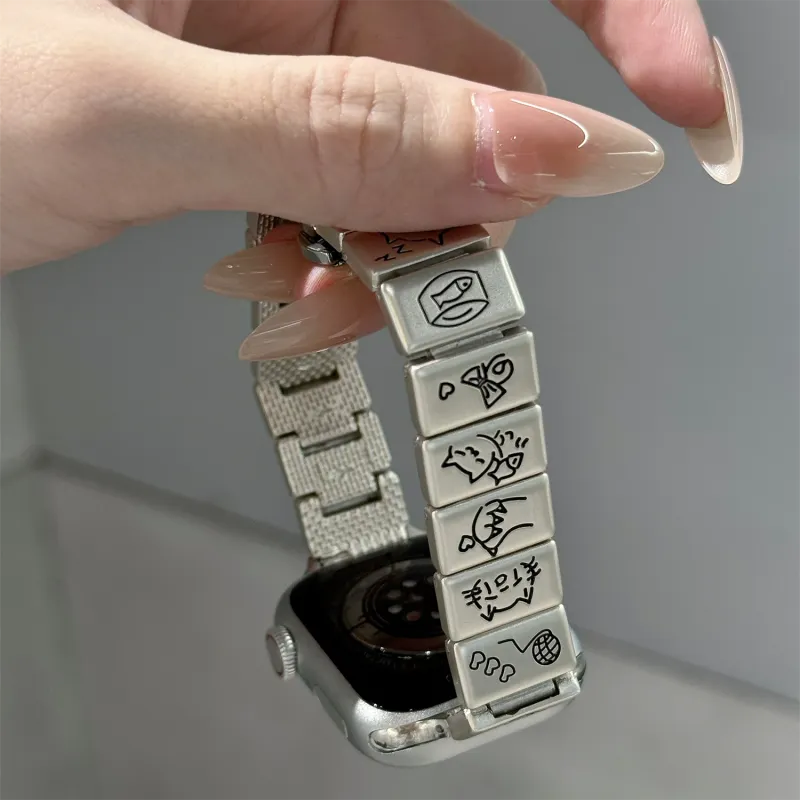 Antey Watch Band Apple Compatibility 175 220mm Stainless Steel Material-5