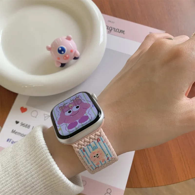 Antey Watch Band Apple Compatibility Nylon Material-25