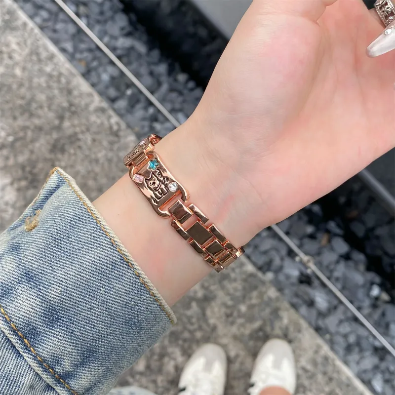 Antey Xiaomi Compatibility Watch Band 190mm Stainless Steel Material-7