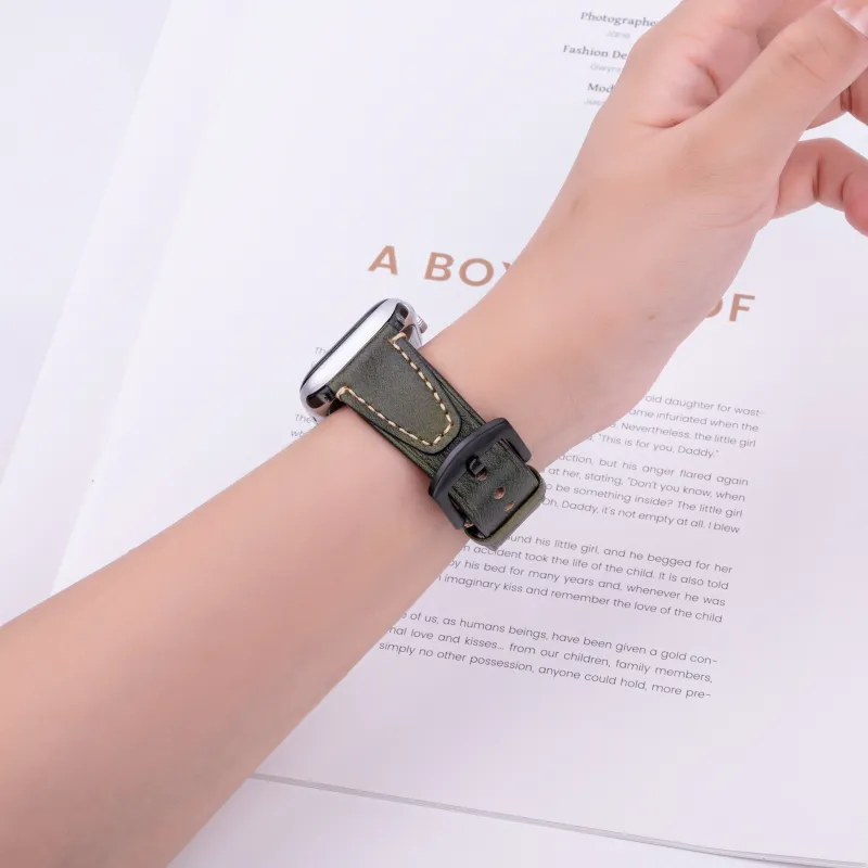 Antey Watch Band Apple Compatibility 175 220mm Genuine Leather Material-13