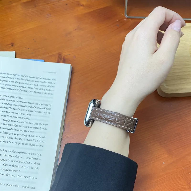 Antey Watch Band Apple Compatibility 175 220mm Genuine Leather Material-5