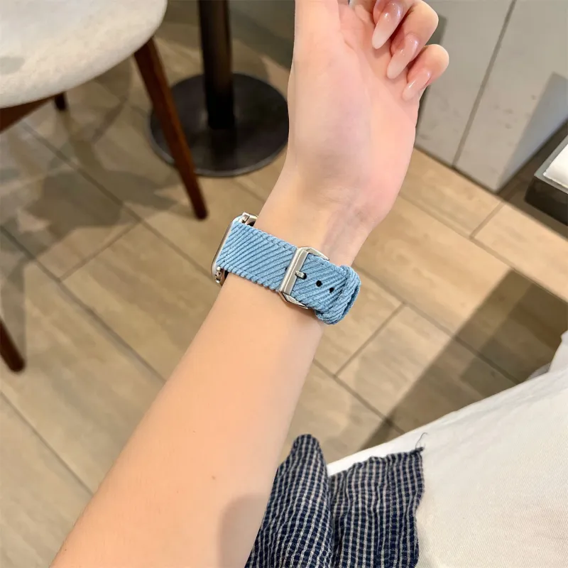 Antey Watch Band Apple Compatibility 175 220mm Corduroy Material-13