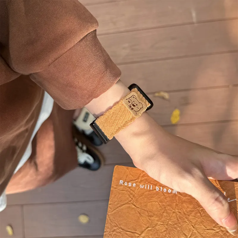 Antey Xiaomi Compatibility Watch Band 175 220mm Corduroy Material-5
