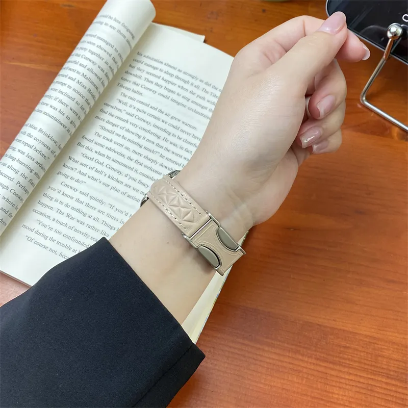 Antey Watch Band Apple Compatibility 175 220mm Genuine Leather Material-17