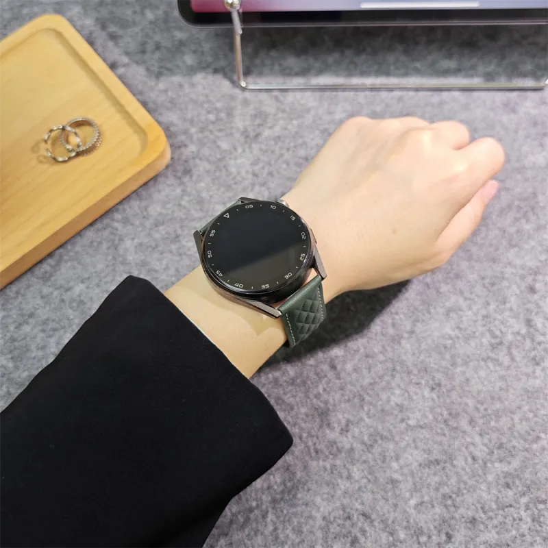 Antey Watch Band Samsung Compatibility 175 220mm Genuine Leather Material-9