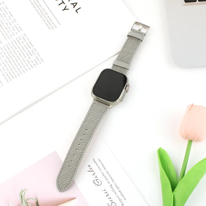 Antey Watch Band Apple Compatibility Artificial Leather Material-1