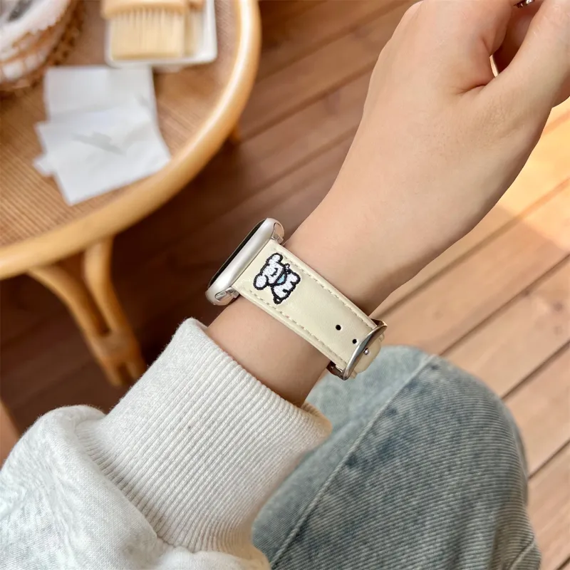 Antey Apple Compatibility Watch Band 175 220mm Leather-1