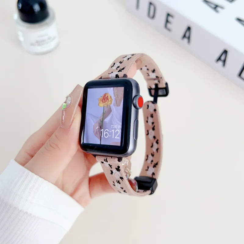 Antey Watch Bands Apple Compatibility 195mm Nylon Material Unisex-5