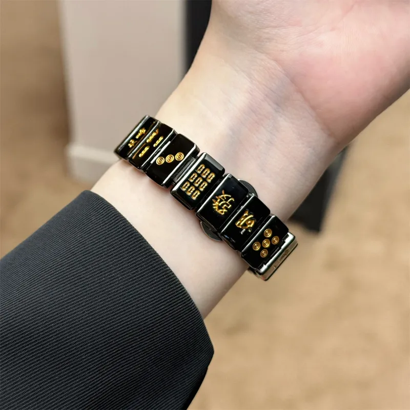 Antey Xiaomi Red Beige Compatibility Watch Band 175 220mm Metal-4