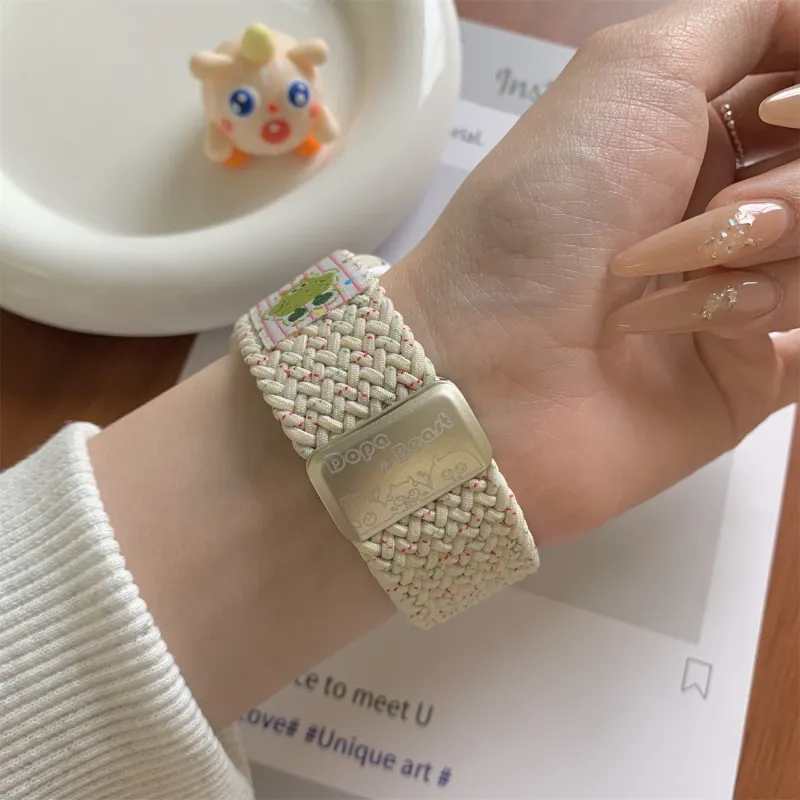 Antey Watch Band Apple Compatibility Nylon Material-7