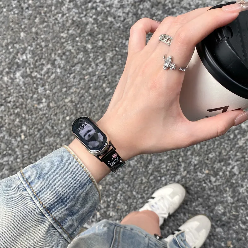 Antey Xiaomi Compatibility Watch Band 190mm Stainless Steel Material-5