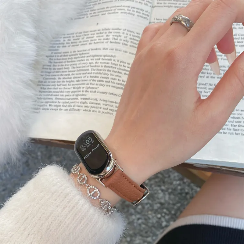 Antey Watch Bands Xiaomi Compatibility 175 220MM Genuine Leather Material-1