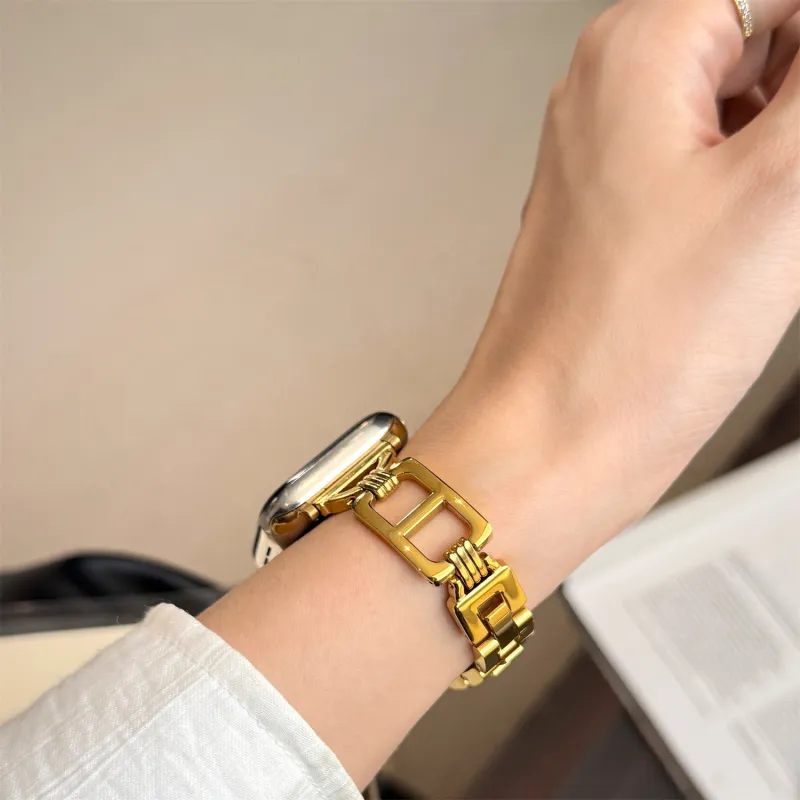 Antey Watch Band Apple Compatibility Stainless Steel Material-2