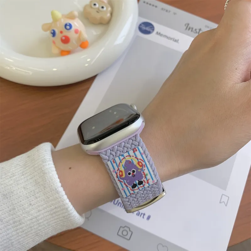 Antey Watch Band Apple Compatibility Nylon Material-23