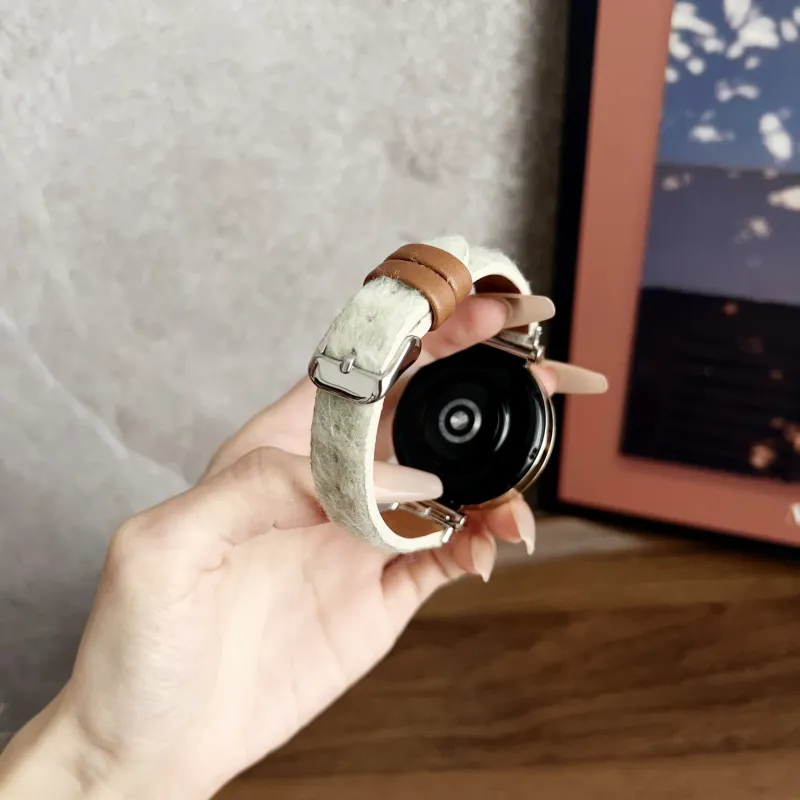 Antey Huawei Compatibility Watch Band Plush Material-1