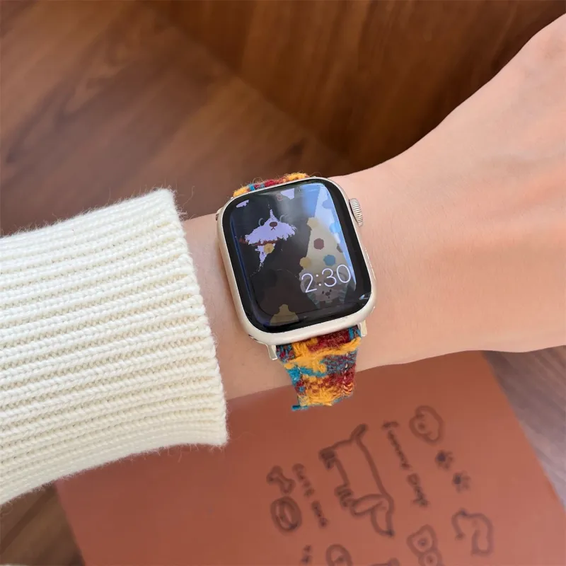 Antey Apple Compatibility Watch Band Fabric Material-1