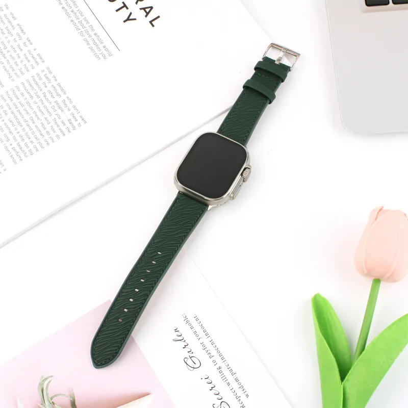 Antey Watch Band Apple Compatibility Artificial Leather Material-10