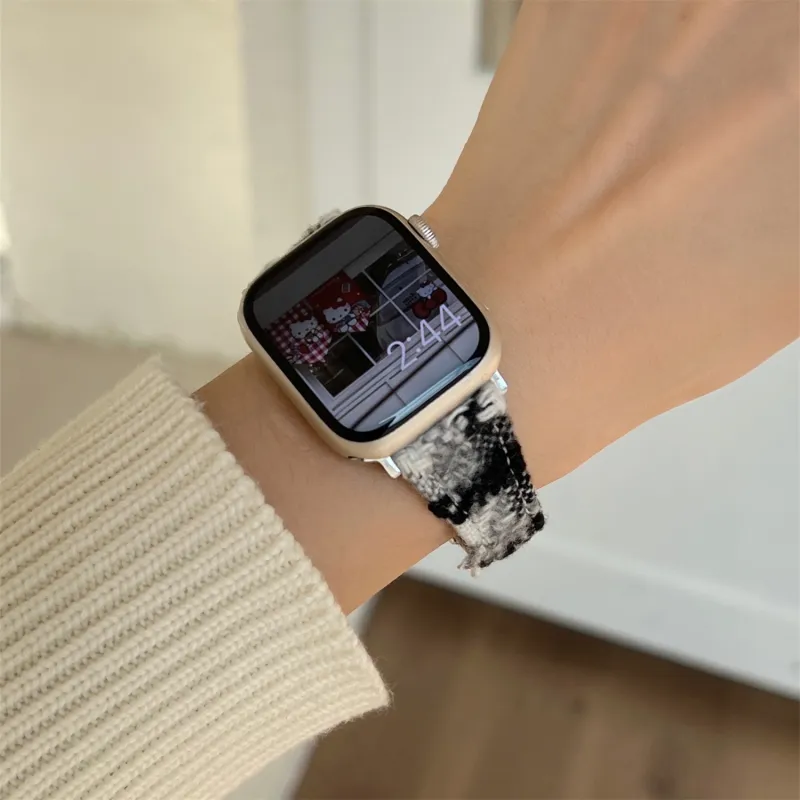 Antey Apple Compatibility Watch Band Fabric Material-16