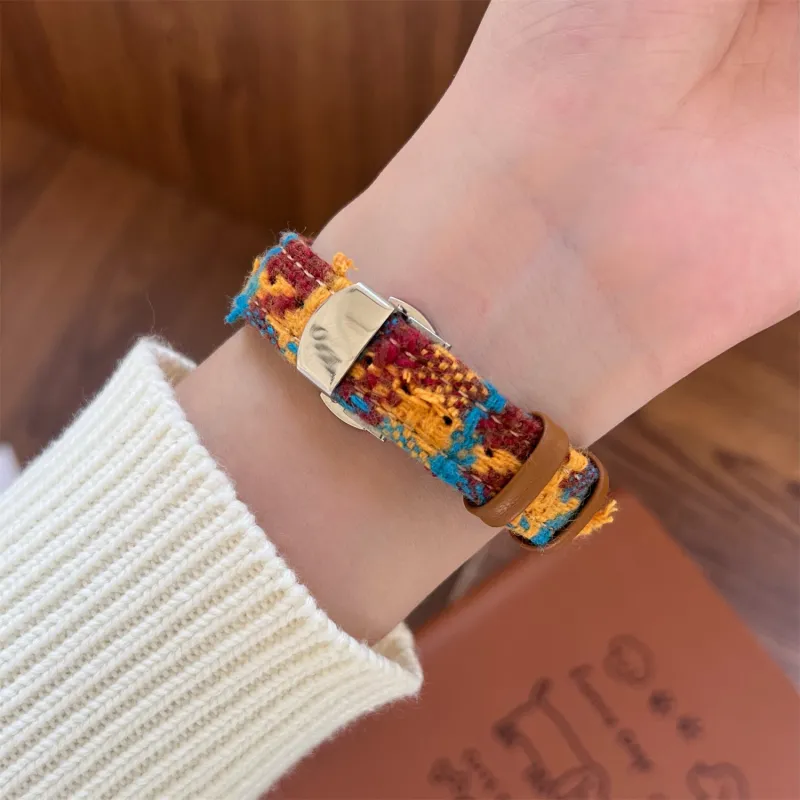 Antey Apple Compatibility Watch Band Fabric Material-2