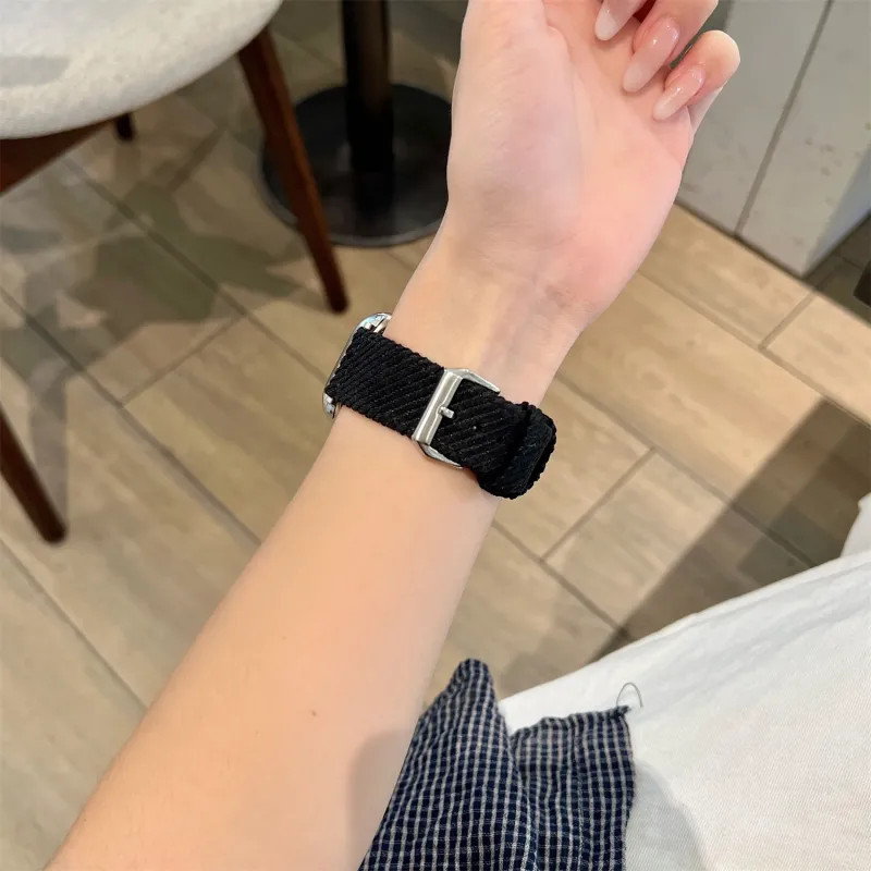 Antey Watch Band Apple Compatibility 175 220mm Corduroy Material-9