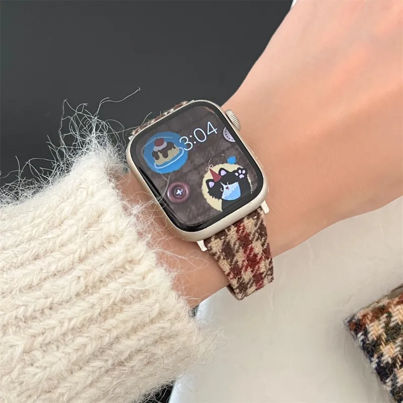 Antey Apple Compatibility Watch Band Fabric Material-10