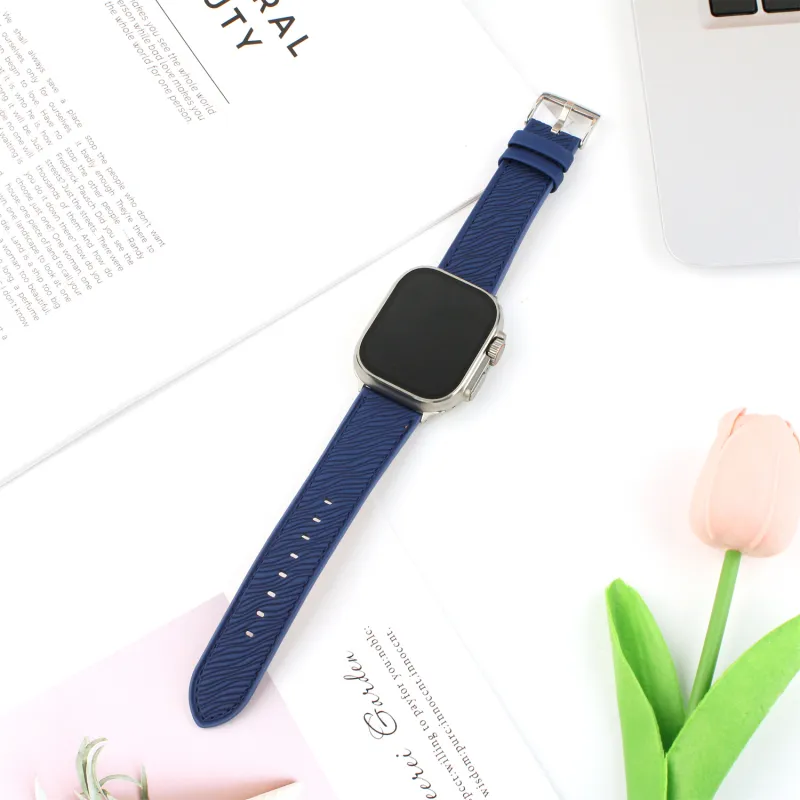Antey Watch Band Apple Compatibility Artificial Leather Material-12