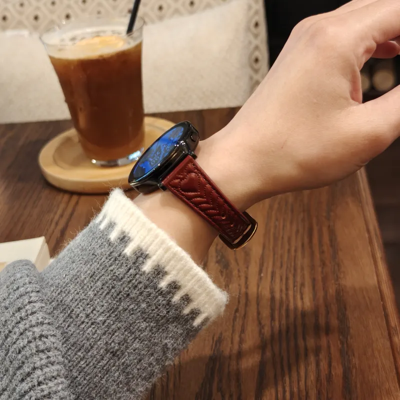 Antey Watch Bands Samsung Compatibility 196-115mm Genuine Leather Material Unisex-5