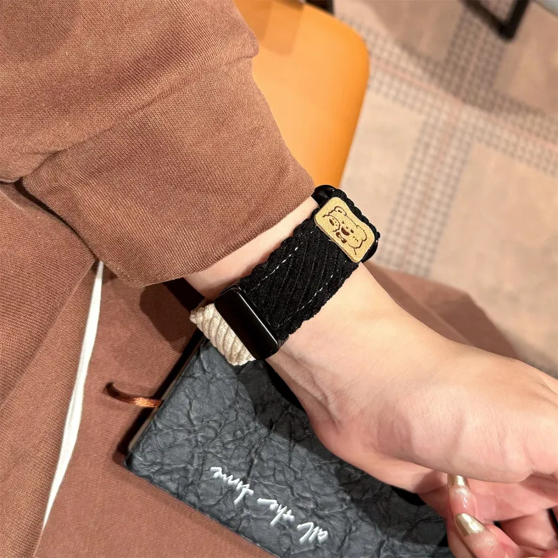 Antey Xiaomi Compatibility Watch Band 175 220mm Corduroy Material-7