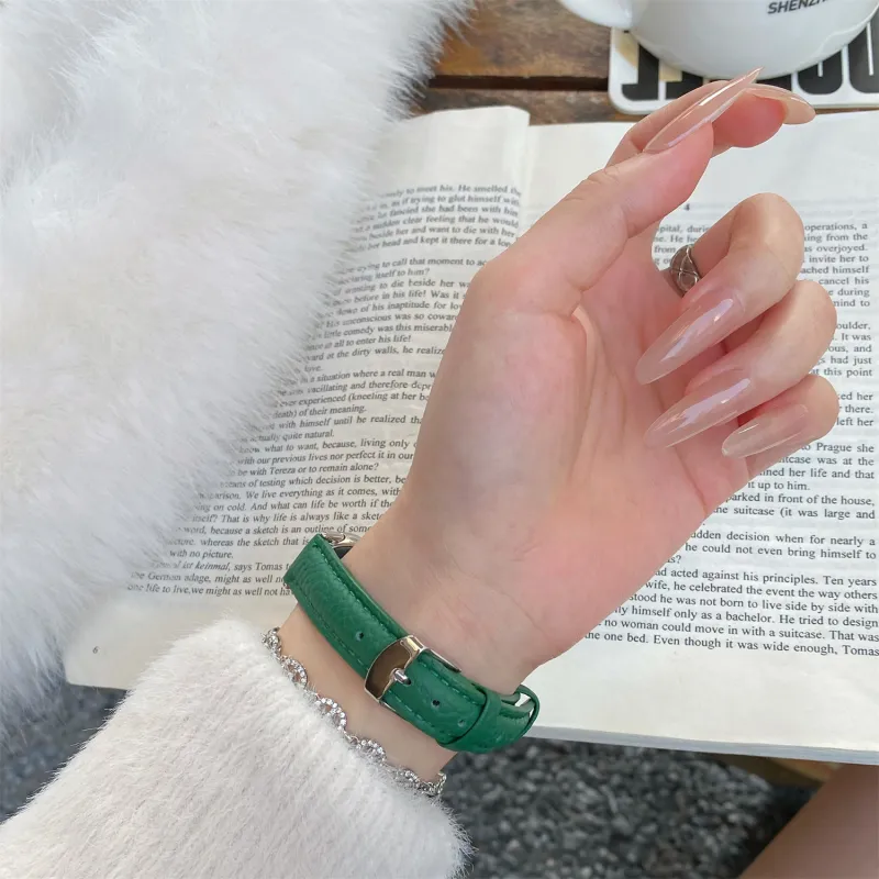 Antey Watch Bands Xiaomi Compatibility 175 220MM Genuine Leather Material-17