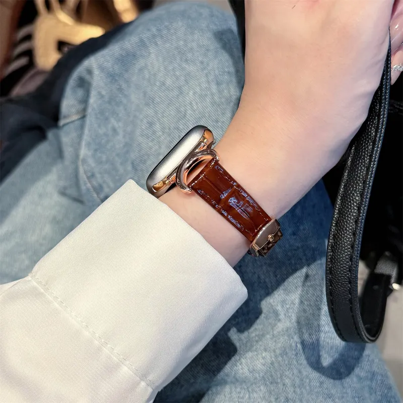 Antey Watch Bands Apple Compatibility 175 220mm Cowhide Leather Material-14