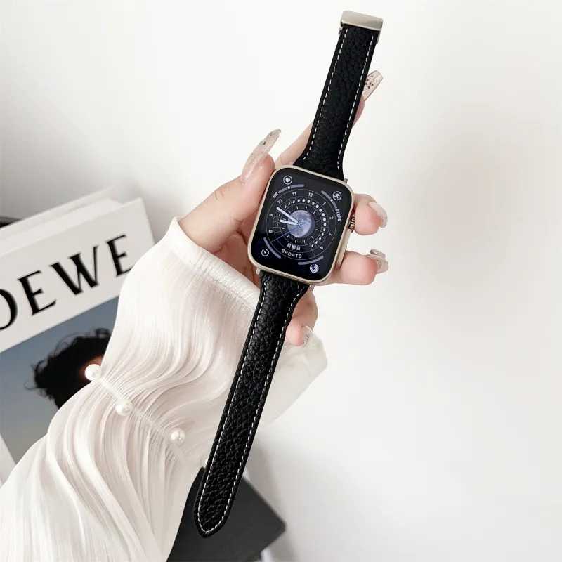 Antey Watch Band Apple Compatibility 175 220mm Genuine Leather Material-5