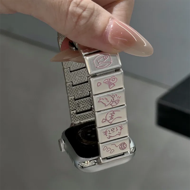 Antey Watch Band Apple Compatibility 175 220mm Stainless Steel Material-7