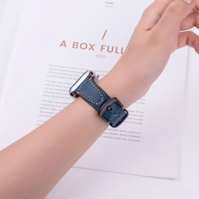 Antey Watch Band Apple Compatibility 175 220mm Genuine Leather Material-9