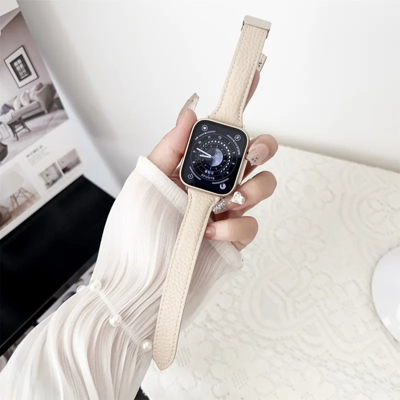 Antey Watch Band Apple Compatibility 175 220mm Genuine Leather Material-9