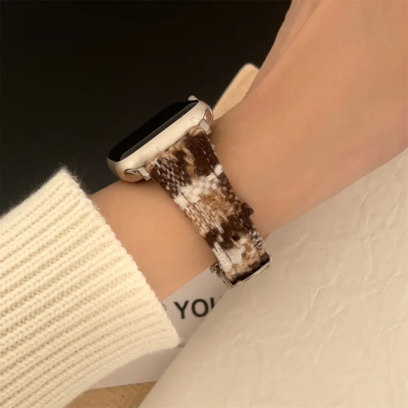 Antey Apple Compatibility Watch Band Fabric Material-7