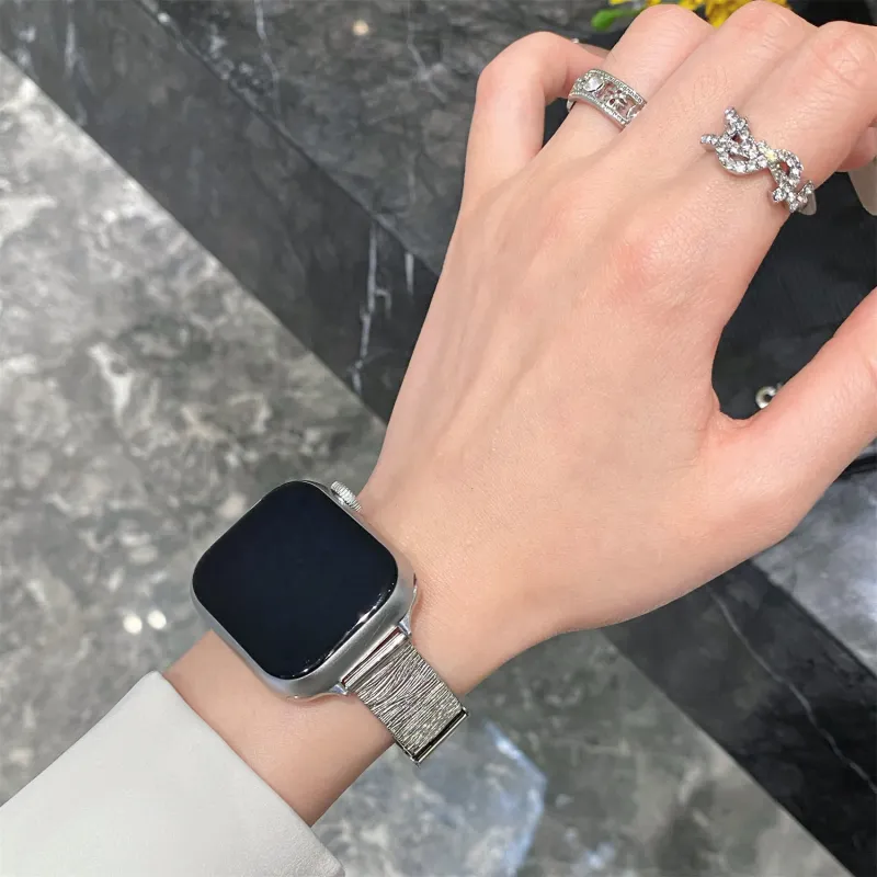 Antey Watch Band Apple Compatibility 42mm Stainless Steel Material-4